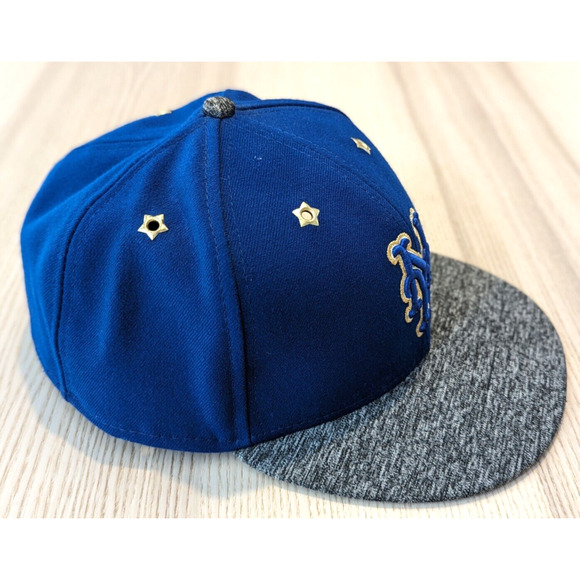 New Era 59Fifty Mets 2016 All Star Hat SZ 8 Cap MLB ASG Patch Star Grommets - Picture 2 of 13